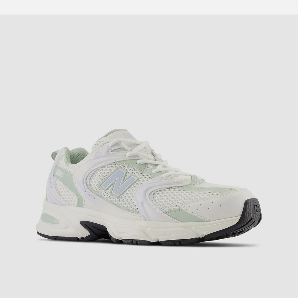 New Balance 530 Sneaker Men's White Low Top Retro Running Shoes size 8